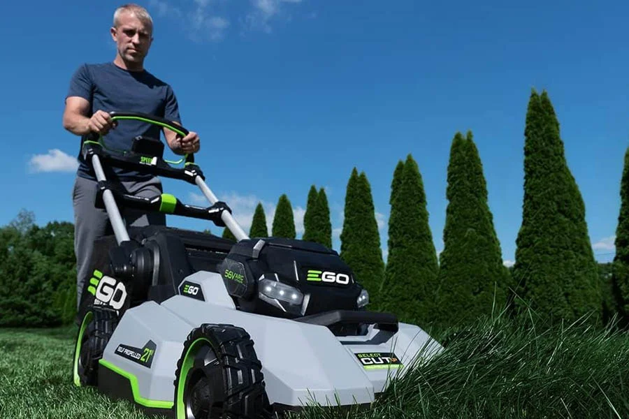 best electric self-propelled lawn mower